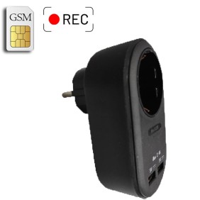 GSM Κοριός σούκο με 2 USB φόρτησης και καταγραφή ήχου - GSM-SP-WS5