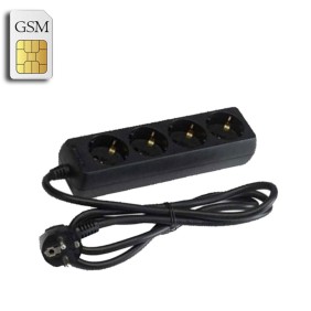 GSM Πολύμπριζο Κοριός 4 θέσεων - Μαύρο