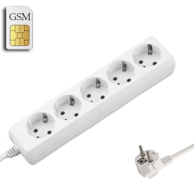 GSM Πολύμπριζο Κοριός 5 θέσεων - Λευκό