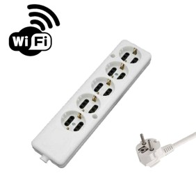 WiFi Πολύμπριζο Κοριός 5 θέσεων - Λευκό
